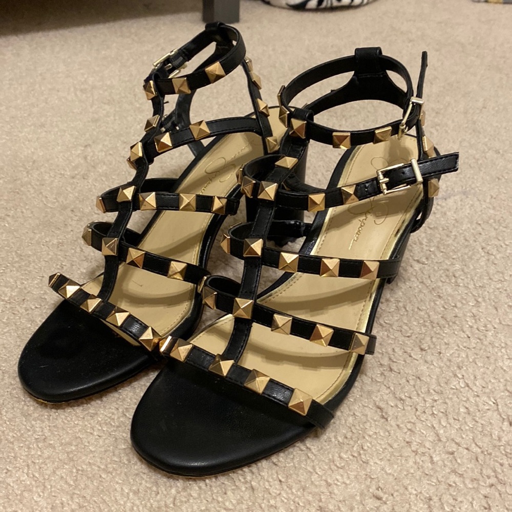 EEUC Jessica Simpson Studded 3” Heels